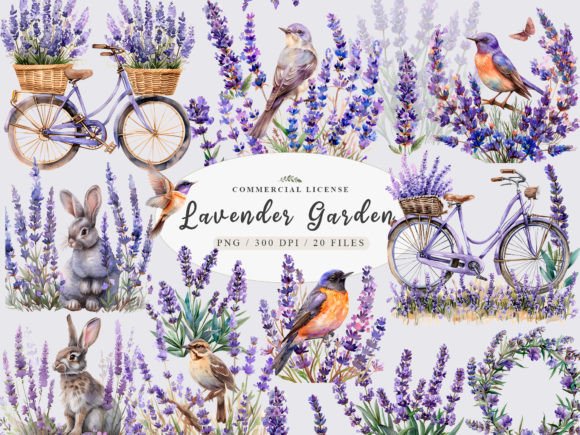Download Watercolor Lavender Png,Provence Clipart - Png Collection