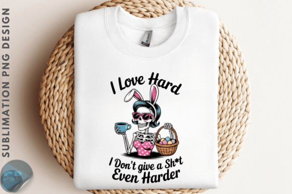 Download Funny Easter Skeleton Bunny PNG Design - Png Collection