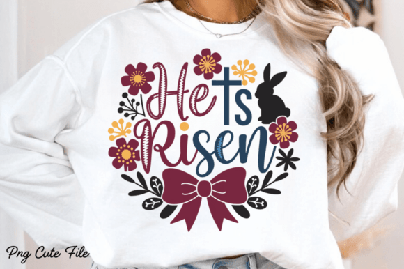 Download He is Risen Jesus Png Retro Easter Png - Png Collection