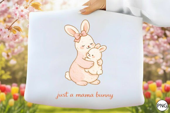 Download Cute Mama Bunny Clipart PNG - Png Collection
