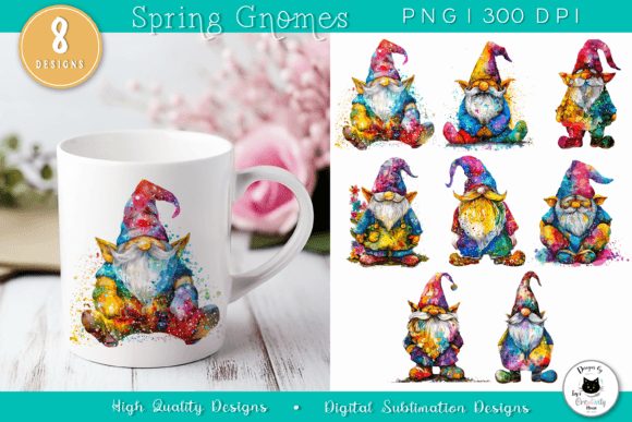Download Cute Spring Gnome Clipart | Spring PNG - Png Collection