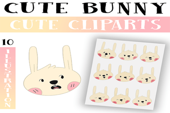 Download Cute Bunny Clipart Png / Commercial Use - Png Collection