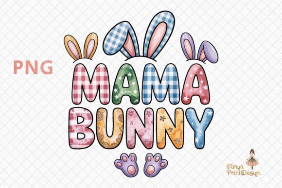 Download Mama Bunny Easter Clipart PNG Design - Png Collection