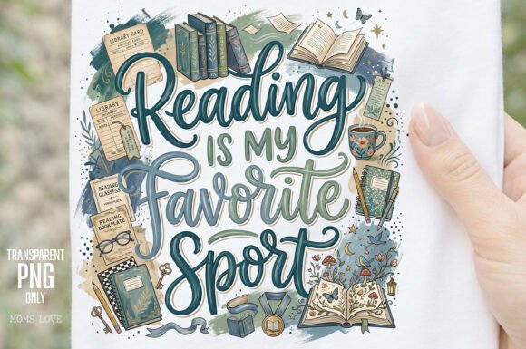 Download Reading is My Favorite Sport PNG - Png Collection