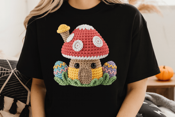 Download Crochet Mushroom Gnome PNG - Png Collection