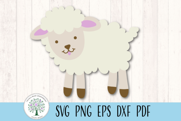 Download Little Lamb Baby Sheep Layered SVG PNG - Png Collection