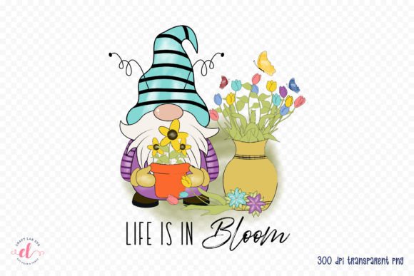 Download Life is in Bloom - Spring Gnome PNG - Png Collection