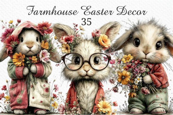 Download Farmhouse Easter Decor Clipart Png - Png Collection