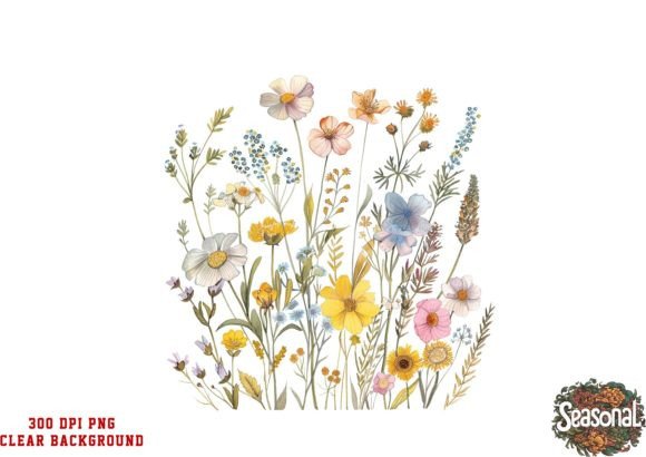 Download Watercolor Wildflower Png Art - Wildflower png Collection