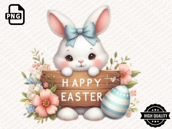 Download Cute Easter Bunny Clipart PNG - Png Collection