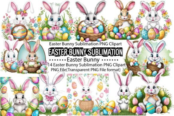 Download Easter Bunny Sublimation Bundle - Easter bunny sublimation Collection