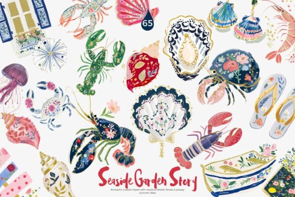 Download Preppy Coastal Clipart Png Collection - Png Collection