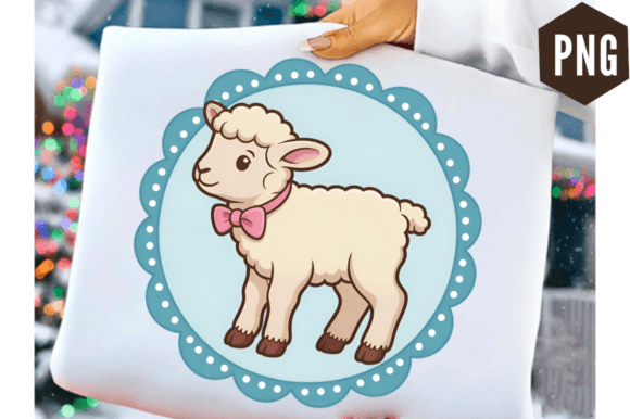 Download Cottage Easter Lamb Clipart PNG Design - Png Collection