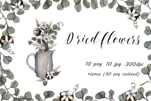 Download Dried Flowers, Cotton, Lavender, PNG JPG - Png Collection