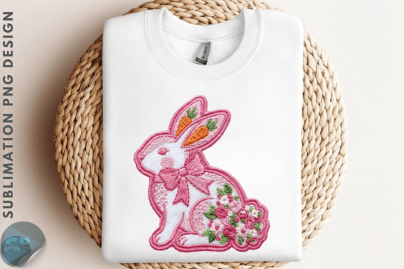 Download Easter Faux Yarn Bunny PNG Clipart Desig - Png Collection