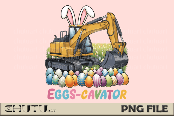 Download Eggs-Cavator - Easter Excavator PNG - Premium Resources