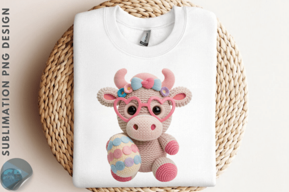 Download Crochet Yarn Easter Png Highland Cow PNG - Png Collection