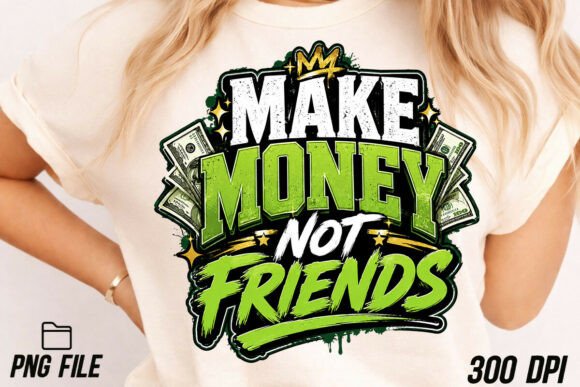 Download Make Money Not Friends PNG Hustle Quote - Png Collection