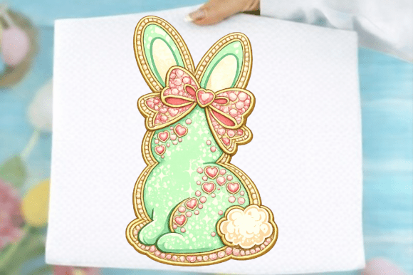 Download Coquette Easter Bunny Glitter Png - Png Collection