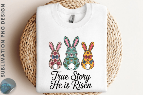 Download He is Risen Bunny Bow PNG Design - Png Collection