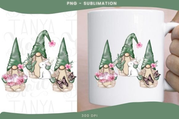 Download Floral Gnome Png | Sublimation Design - Png Collection