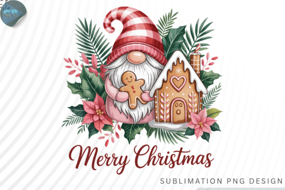 Download Gnome Gingerbread Christmas PNG Design - Png Collection