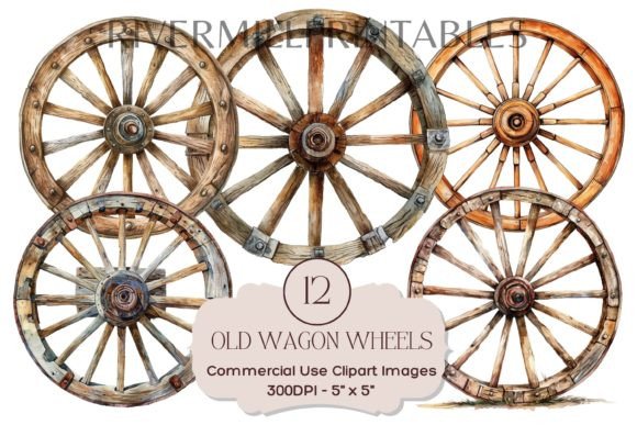 Download Vintage Wagon Wheels Transparent PNGs - Png Collection