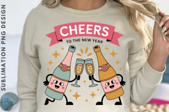 Download Cheers to the New Year PNG Design - Png Collection