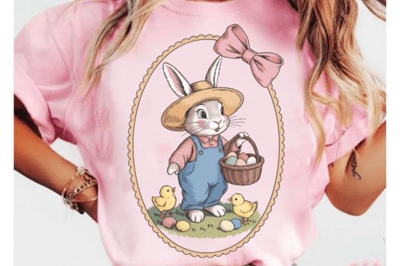 Download Rustic Easter Bunny Clipart PNG Design - Png Collection