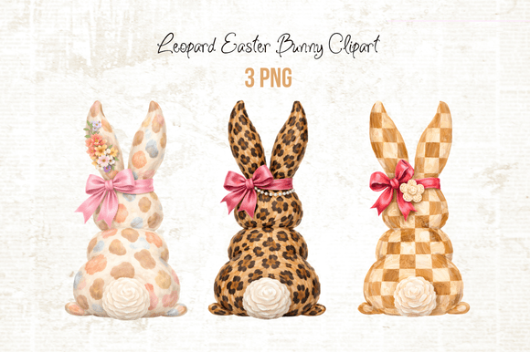 Download Leopard Easter Bunny PNG Sublimation - Png Collection