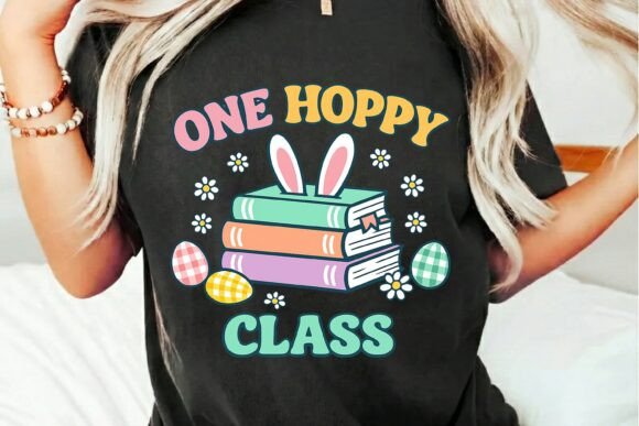 Download One Hoppy Class PNG Cute Easter Teacher - Png Collection