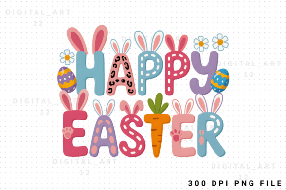 Download Happy Easter Bunny Sublimation Design - Easter bunny sublimation Collection