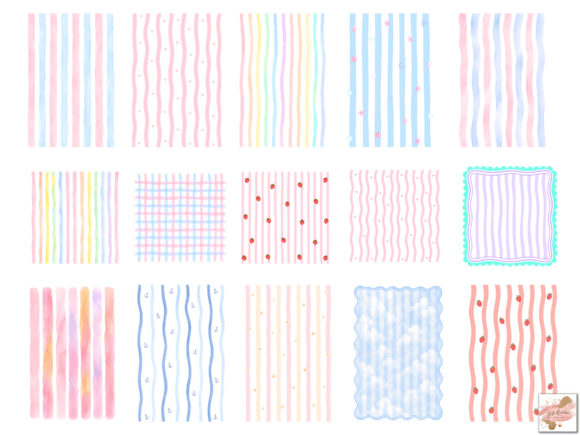 Download Pastel Stripes Png Striped Backgrounds - Png Collection
