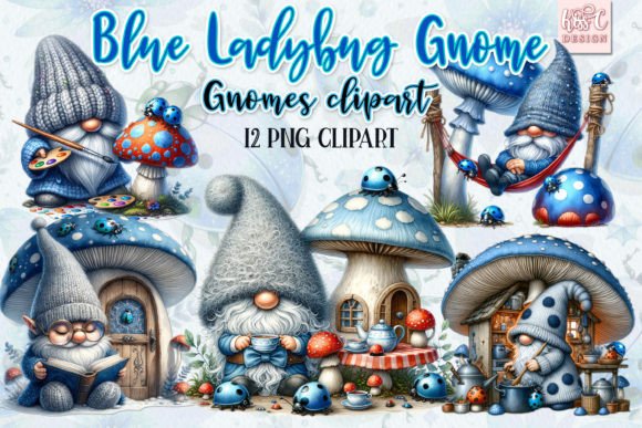 Download Watercolor Ladybug Gnome PNG Cliparts - Png Collection