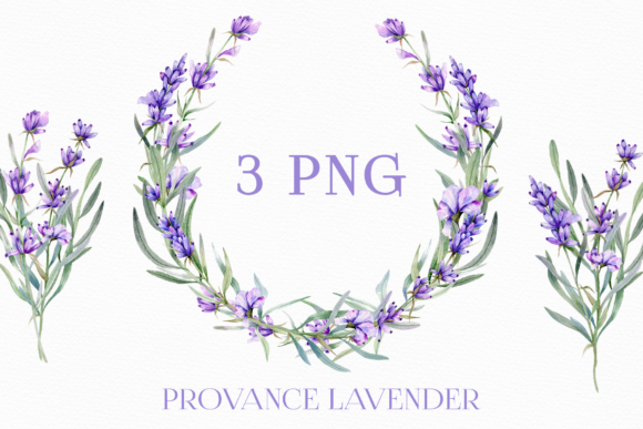 Download Watercolor Lavender Frames, Lavender Png - Png Collection