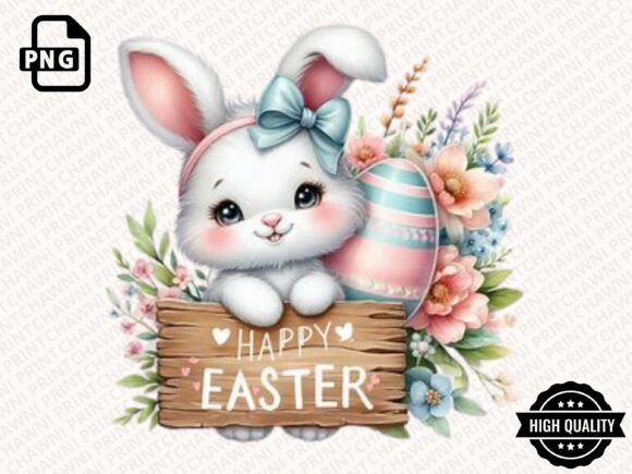 Download Cute Easter Bunny Clipart PNG - Png Collection