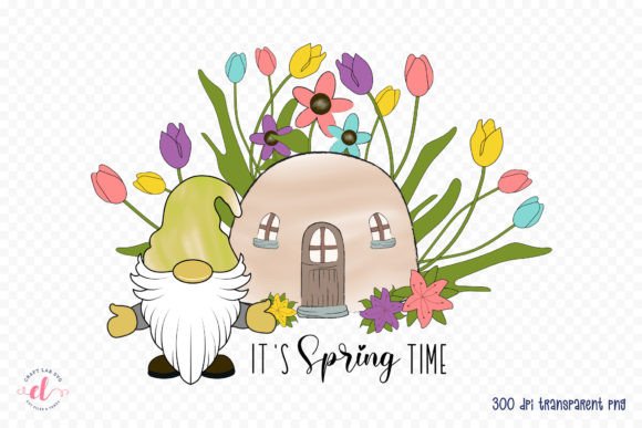 Download It's Spring Time - Spring Gnome PNG - Png Collection