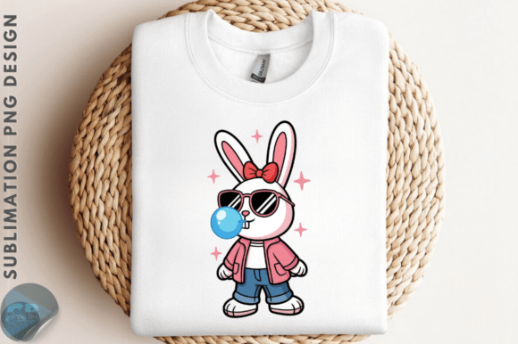 Download Trendy Easter Bunny Clipart PNG Design - Png Collection