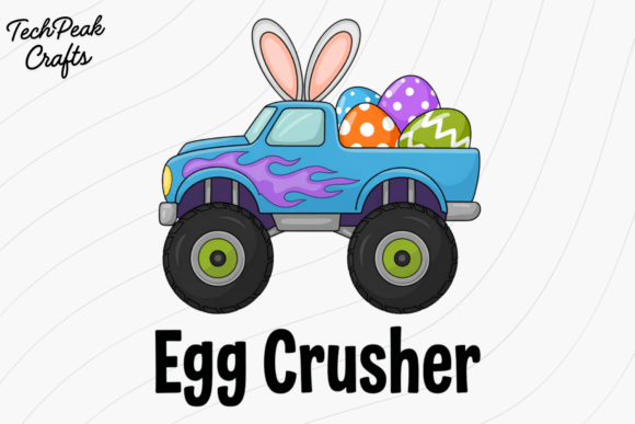 Download Egg Crusher Easter Truck PNG - Png Collection