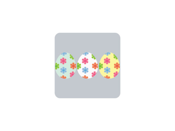 Download Easter Illustration Egg Flower Icon - Easter illustration Collection