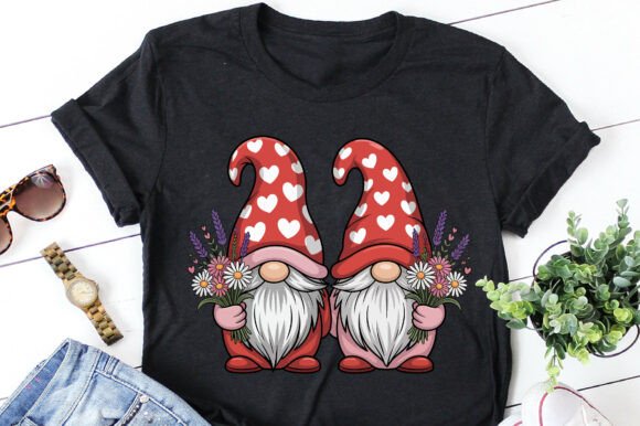 Download Valentine Gnome with Flowers Clipart Png - Png Collection
