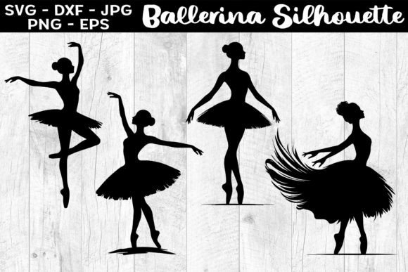 Download Ballerina Silhouettes SVG EPS PNG - Png Collection