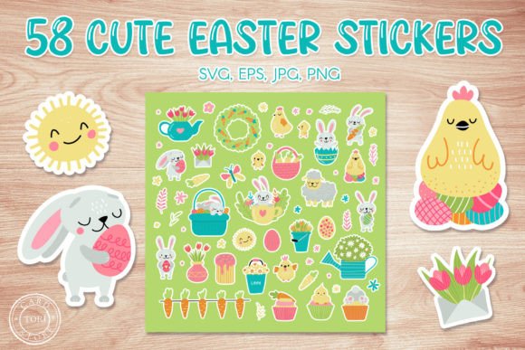 Download Easter Stickers Bundle Pack 58 PNG - Png Collection