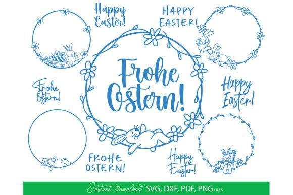 Download Easter Floral Bunny Wreath SVG PNG - Png Collection