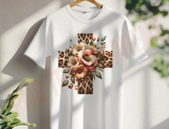 Download Leopard Cross Png, Happy Easter Png - Png Collection