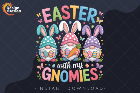 Download Cute Bunny Easter Gnome PNG - Png Collection