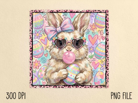 Download Cute Easter Bunny Sunglasses Eggs PNG - Png Collection