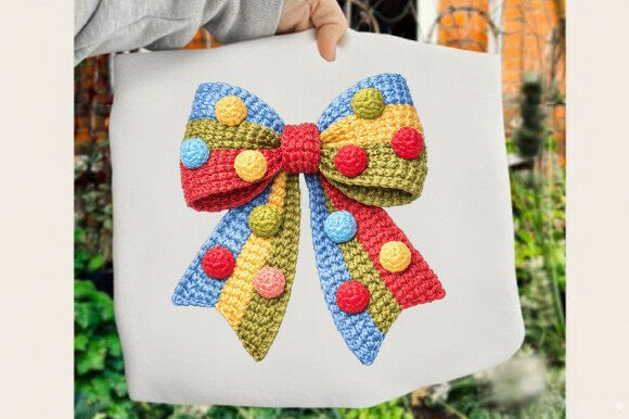 Download Nursery Bunny Bow Crochet Yarn PNG - Png Collection