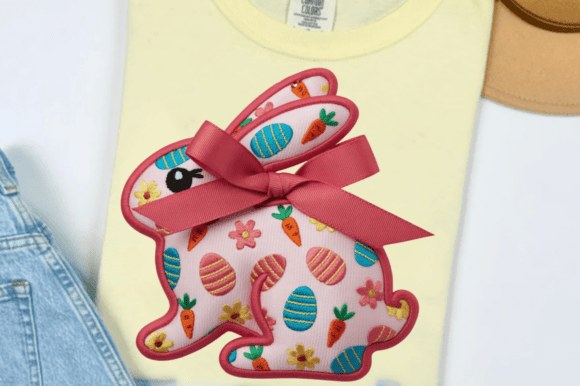 Download Cute Faux Yarn Crochet Easter Bunny PNG - Png Collection