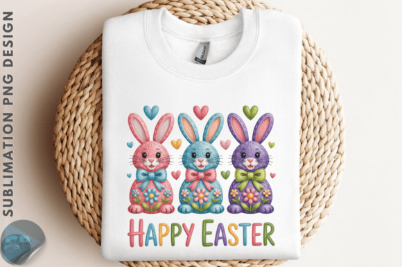 Download Brushstroke Happy Easter Bunny PNG - Png Collection